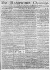 Hampshire Chronicle Monday 19 August 1782 Page 1
