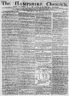 Hampshire Chronicle Monday 11 November 1782 Page 1
