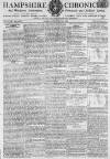 Hampshire Chronicle Monday 14 February 1803 Page 1