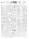 Hampshire Chronicle Saturday 19 June 1852 Page 1