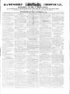 Hampshire Chronicle Saturday 20 November 1852 Page 1