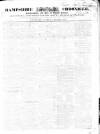 Hampshire Chronicle Saturday 01 January 1853 Page 1