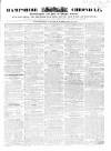 Hampshire Chronicle Saturday 11 February 1854 Page 1