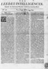 Leeds Intelligencer Tuesday 15 October 1754 Page 1