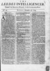 Leeds Intelligencer Tuesday 26 November 1754 Page 1