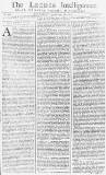 Leeds Intelligencer Tuesday 18 January 1757 Page 1
