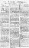 Leeds Intelligencer Tuesday 03 January 1758 Page 1