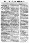 Leeds Intelligencer Tuesday 09 February 1762 Page 1