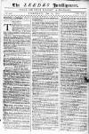 Leeds Intelligencer Tuesday 15 June 1762 Page 1