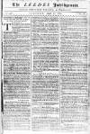Leeds Intelligencer Tuesday 31 August 1762 Page 1