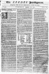 Leeds Intelligencer Tuesday 28 September 1762 Page 1
