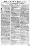 Leeds Intelligencer Tuesday 07 January 1766 Page 1