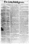 Leeds Intelligencer Tuesday 30 December 1766 Page 1