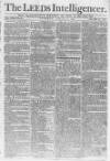 Leeds Intelligencer Tuesday 12 January 1779 Page 1