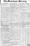 Manchester Mercury Tuesday 12 December 1758 Page 1