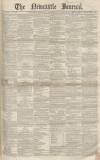 Newcastle Journal Saturday 16 September 1854 Page 1