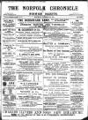 Norfolk Chronicle Saturday 24 November 1894 Page 1