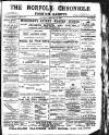 Norfolk Chronicle Saturday 22 February 1896 Page 1