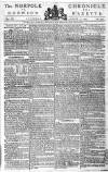 Norfolk Chronicle Saturday 10 August 1776 Page 1