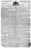Norfolk Chronicle Saturday 28 December 1776 Page 1