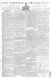 Norfolk Chronicle Saturday 01 November 1794 Page 1