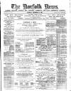 Norfolk News Saturday 20 September 1884 Page 1