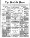 Norfolk News Saturday 07 September 1889 Page 1