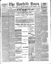 Norfolk News Saturday 18 July 1896 Page 1