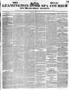 Leamington Spa Courier Saturday 18 January 1840 Page 1
