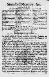 Stamford Mercury Wed 07 Mar 1716 Page 1