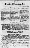 Stamford Mercury Thu 24 Dec 1719 Page 3