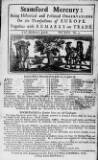 Stamford Mercury Thu 08 Jul 1725 Page 1
