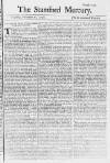 Stamford Mercury Thu 11 Nov 1736 Page 1