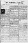 Stamford Mercury Thu 13 Jul 1738 Page 1