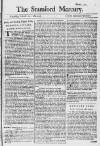 Stamford Mercury Thu 13 Mar 1740 Page 1