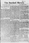 Stamford Mercury Thu 03 Apr 1740 Page 1