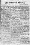Stamford Mercury Thu 03 Jul 1740 Page 1