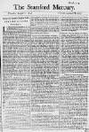 Stamford Mercury Thu 07 Aug 1740 Page 1