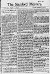 Stamford Mercury Thu 21 Aug 1740 Page 1