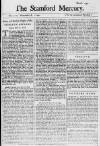 Stamford Mercury Thu 06 Nov 1740 Page 1