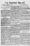 Stamford Mercury Thu 18 Dec 1740 Page 1