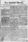 Stamford Mercury Thu 02 Apr 1741 Page 1