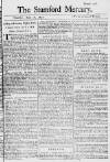 Stamford Mercury Thu 18 Jun 1741 Page 1