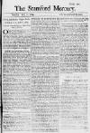 Stamford Mercury Thu 02 Jul 1741 Page 1