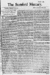 Stamford Mercury Thu 08 Oct 1741 Page 1