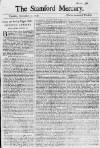 Stamford Mercury Thu 05 Nov 1741 Page 1