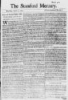 Stamford Mercury Thu 01 Apr 1742 Page 1