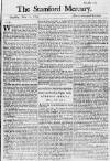 Stamford Mercury Thu 22 Jul 1742 Page 1