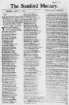 Stamford Mercury Thu 12 Aug 1742 Page 1