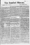 Stamford Mercury Thu 10 Mar 1743 Page 1